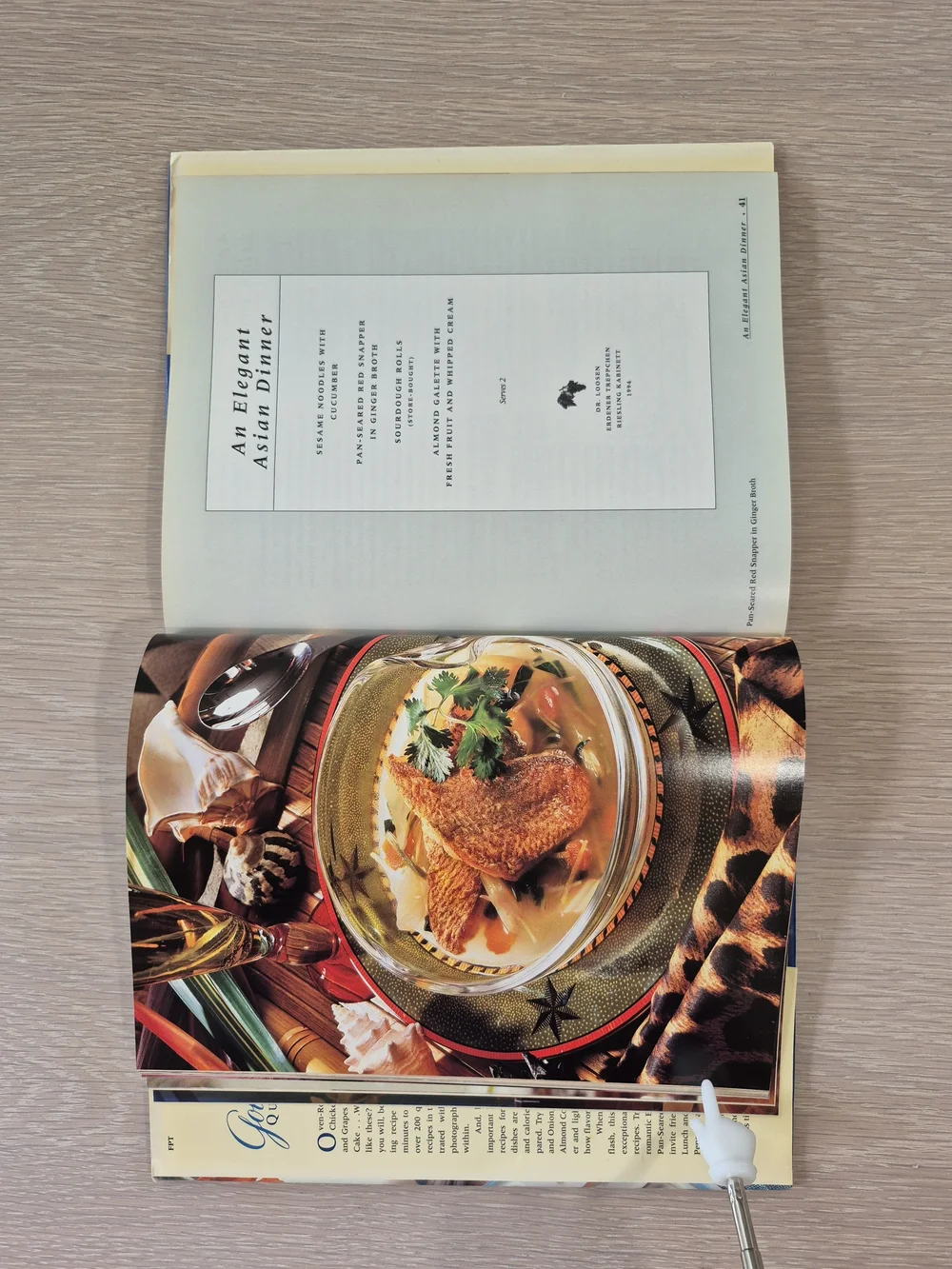 Gourmet's Quick Kitchen cookbook